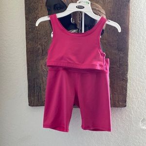 2 piece girls dance outfit